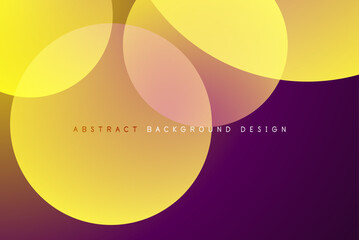 Leinwandbilder - Abstract tech circles vector background, technology digital bubbles