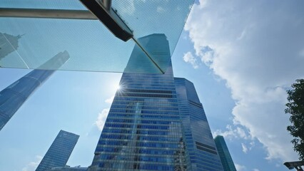 Poster - High-rise buildings in Lujiazui, Shanghai, China