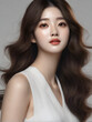© 효서 박 - This is an image of a beautiful woman as an Asian model. generative AI