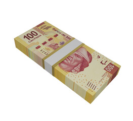 Mexican Pesos, bank notes, currency bills, money background