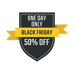 Wall Mural - black friday sale icon design, discount label