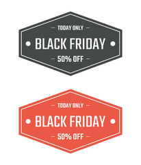 Wall Mural - black friday sale icon design, discount label