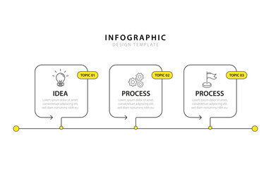 Timeline Creator infographic template. 3 Step timeline journey, calendar Flat simple infographics design template. presentation graph. Business concept with 3 options, vector illustration.