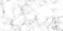 Black Luxury Marble Wall Texture Panoramic Background. Marble Stone Texture For Design. Natural Stone Marble White Background Wall Surface Black Pattern. White And Black Marble Texture Background.