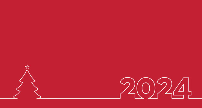 2024. Happy New Year. Abstract numbers vector illustration. Holiday design for greeting card  invitation  calendar  etc. vector stock illustration