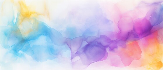 Wall Mural - Watercolor abstract blurred background