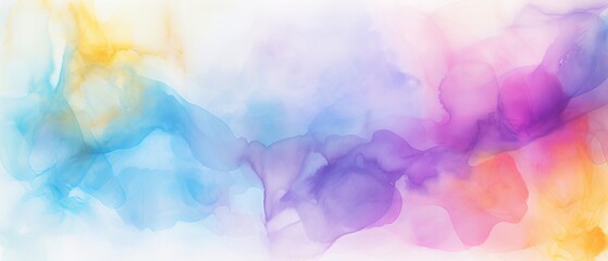 Canvas Print - Watercolor abstract blurred background