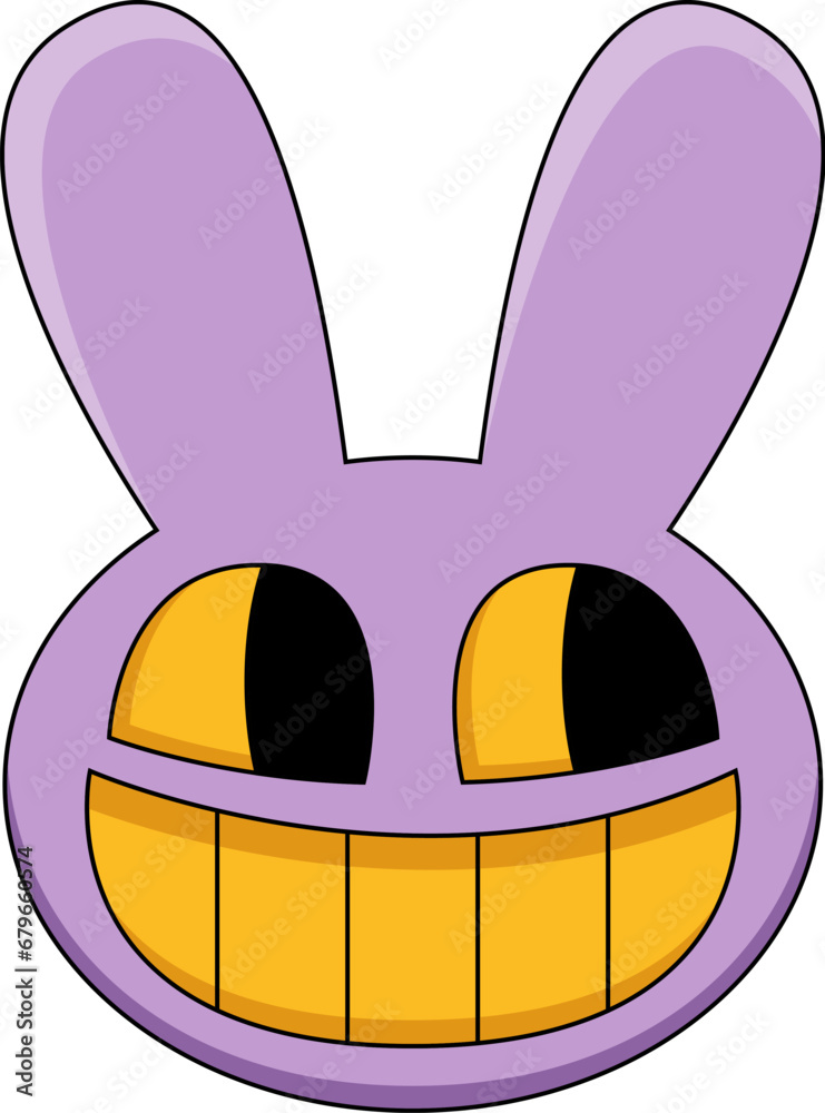 Jax Pictures Rabbit Jax bunny from The Amazing Digital Circus isolated on white background ...