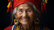 Mexico woman with a beautiful smile in her 70s