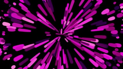 Poster - Speed particles and lines. Computer generated 3d render