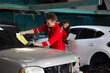 © NVB Stocker - Professional teamwork man mechanic working repairs car in garage. Car maintenance and auto service garage concept