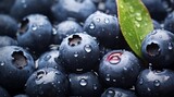Fototapeta Storczyk - a close up of blueberries