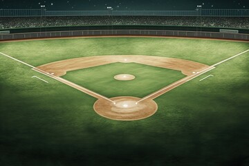 Baseball field baseball field background knot photorealistic
