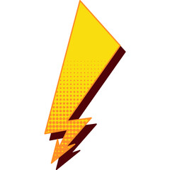 Wall Mural - Lightning Bolt Cartoon