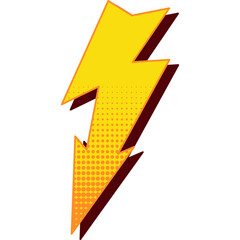 Wall Mural - Lightning Bolt Cartoon