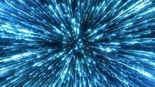 Abstract Colorful Blue Animated Fireworks, Christmas New Years Eve Animation, 4k Uhd Loop