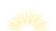© Tatev19 - Gold shiny sun PNG for graphic design
