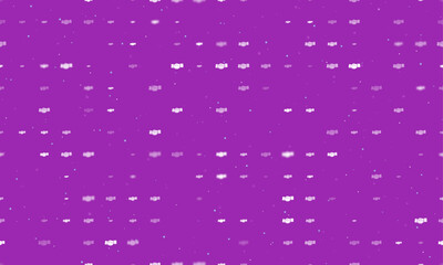 Poster - Seamless background pattern of evenly spaced white handshake symbols of different sizes and opacity. Vector illustration on purple background with stars