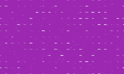 Poster - Seamless background pattern of evenly spaced white car symbols of different sizes and opacity. Vector illustration on purple background with stars