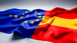 The stars are falling off the flag of the European Union because of Spain
