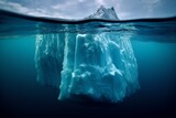 Fototapeta Na sufit - an iceberg in the water