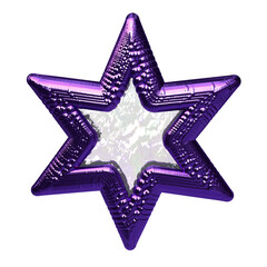 Wall Mural - Purple star