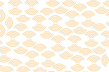 Wall Mural - Luxury gold background pattern seamless geometric line circle wave abstract design vector illustration. Christmas seamless pattern background.