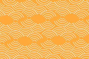 Wall Mural - Luxury gold background pattern seamless geometric line circle wave abstract design vector illustration. Christmas seamless pattern background.