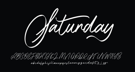 Font Script Beauty Calligraphy Texture Font Type lettering handwritten