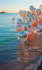 Poster - reflection bubbles in water