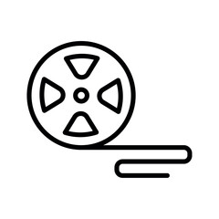 Wall Mural - movie reel icon