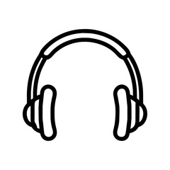 Canvas Print - headphone icon illustration