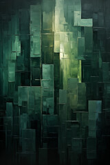 Poster - abstract background with squares