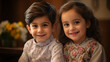 © amaviana - Portrait of two Iranian kids wearing traditional clothes