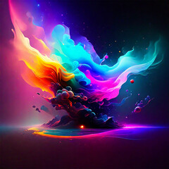 Wall Mural - abstract colorful background. vector illustration for your design.