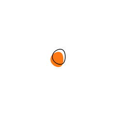 Fototapete - blob set element vector with color background