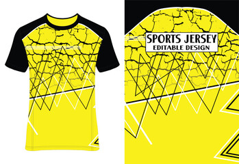 Sublimation Sports Jersey Tee Design | Athletic Apparel | Customizable Print | Performance Wear | Digital Art