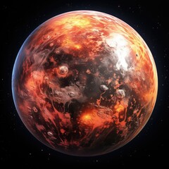 Wall Mural - Colorful planet background