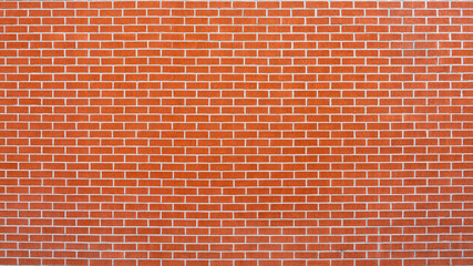 Red brick wall background. 