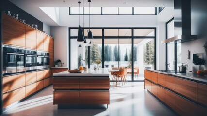  Modern kitchen interior 