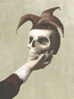 © fran_kie - Illustration of Shakespeare Hamlet to be or not to be, surreal concept