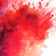 Abstract red watercolor paint background design. watercolor bleed and fringe with vibrant distressed grunge texture