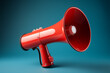 Powerful megaphone with a secure grip amplifying your voice with authority