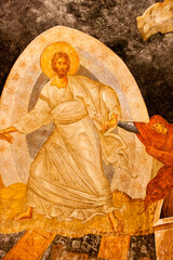 Wall Mural - Anastasis fresco, Parecclesion, Church of the Holy Saviour in Chora or Kariye Camii, Istanbul, Turkey