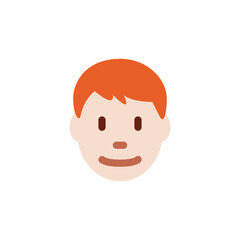 Sticker - Person: Light Skin Tone, Red Hair