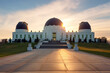 morning view of Griffith Observatory in los angeles California