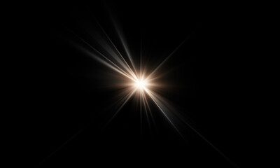 Wall Mural - psd light flare, glowing light explodes. light effect. ray. shining sun, bright flash.