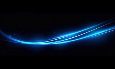 Wall Mural - wave light effect. light glowing effect.