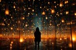 Captivating Encounter with the Enchanted Lights Generative AI
