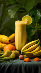 Wall Mural - banana smoothie